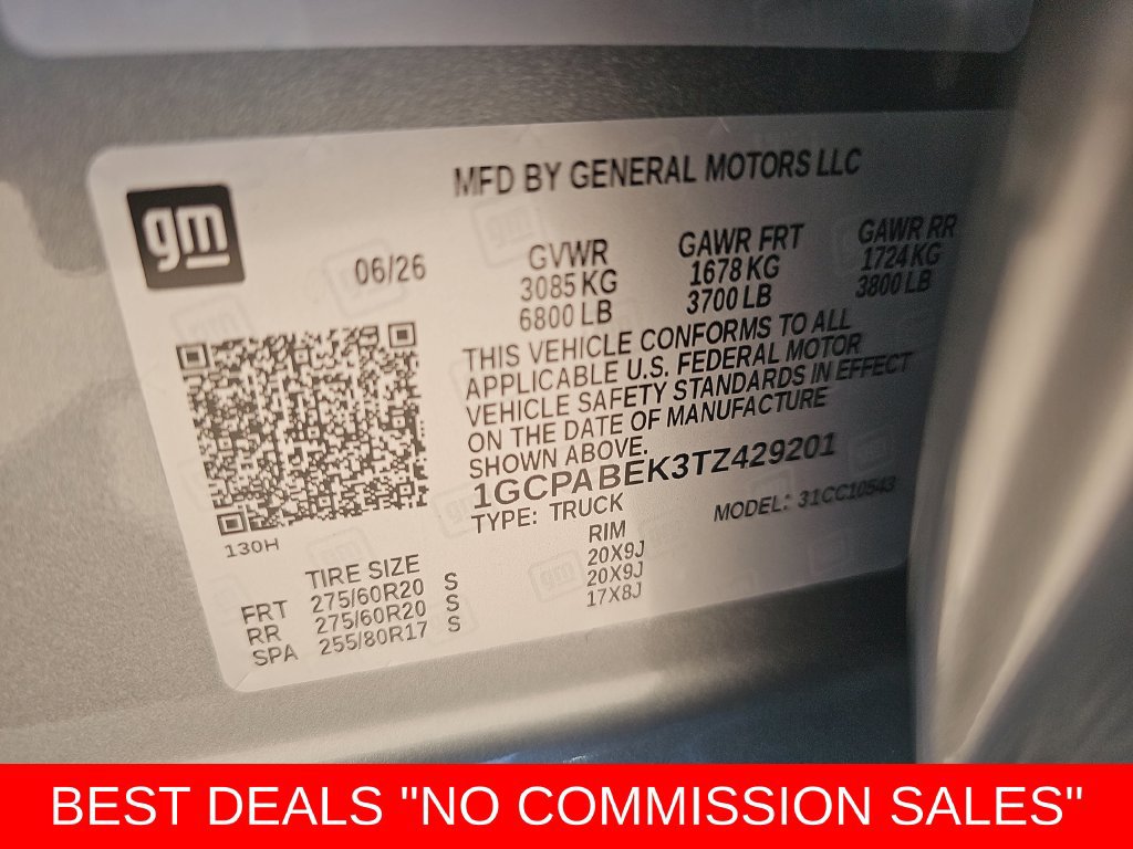New 2026 Chevrolet Silverado 1500 Custom w/ LPO, Dark Essentials Package RWD image 40