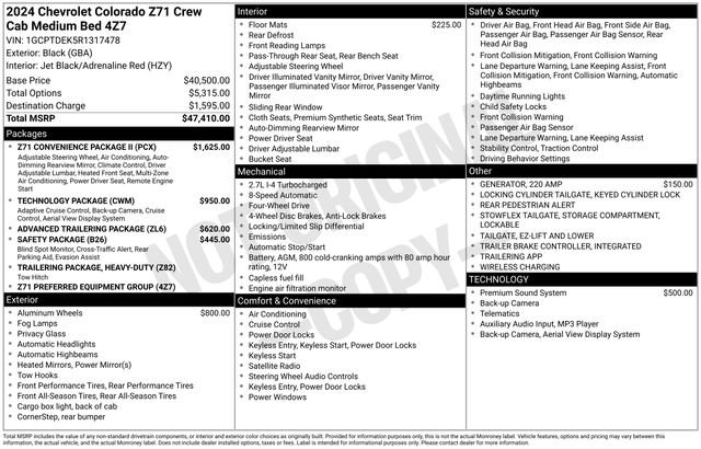 Certified 2024 Chevrolet Colorado Z71 w/ Z71 Convenience Package 2 image 7