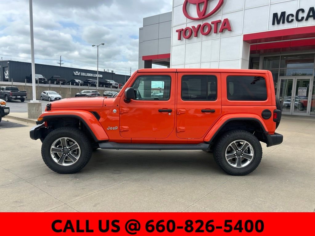 Used 2019 Jeep Wrangler Unlimited Sahara w/ Uconnect 4C Nav & Sound Group AWD/4WD image 8