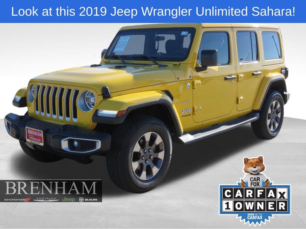 Used 2019 Jeep Wrangler Unlimited Sahara image 1
