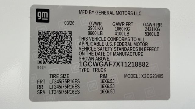 New 2026 Chevrolet Express 2500 w/ Driver Convenience Package RWD image 43