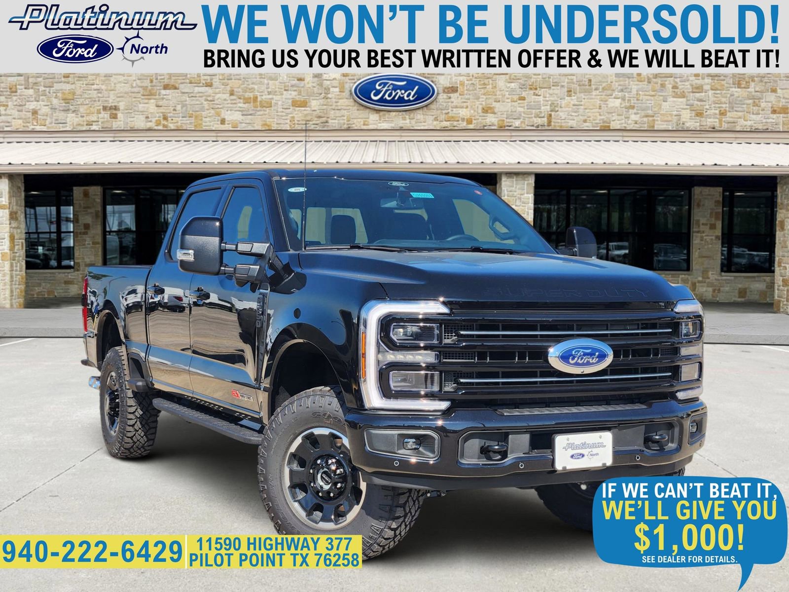 New 2026 Ford F250 Platinum w/ Tremor Off-Road Package