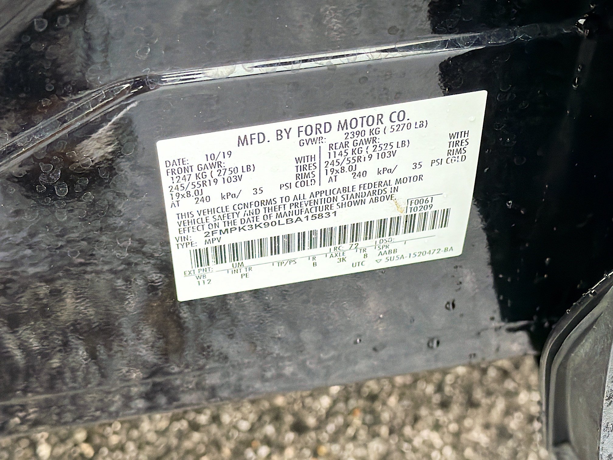 Used 2020 Ford Edge Titanium w/ Equipment Group 301A FWD image 44