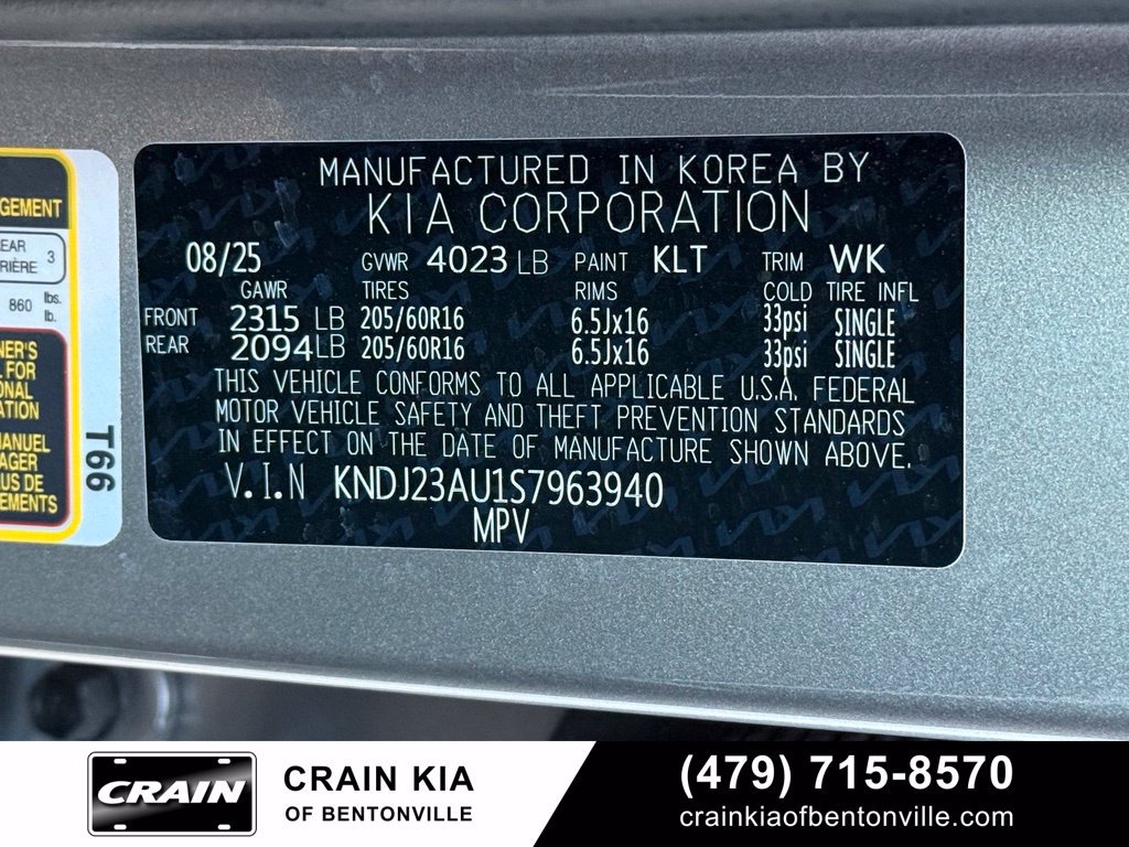 Certified 2025 Kia Soul LX w/ LX Technology Package FWD image 30