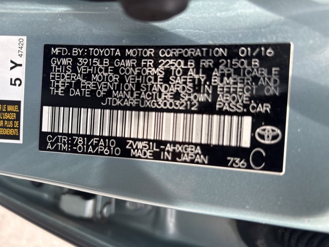 Used 2016 Toyota Prius Three FWD image 28
