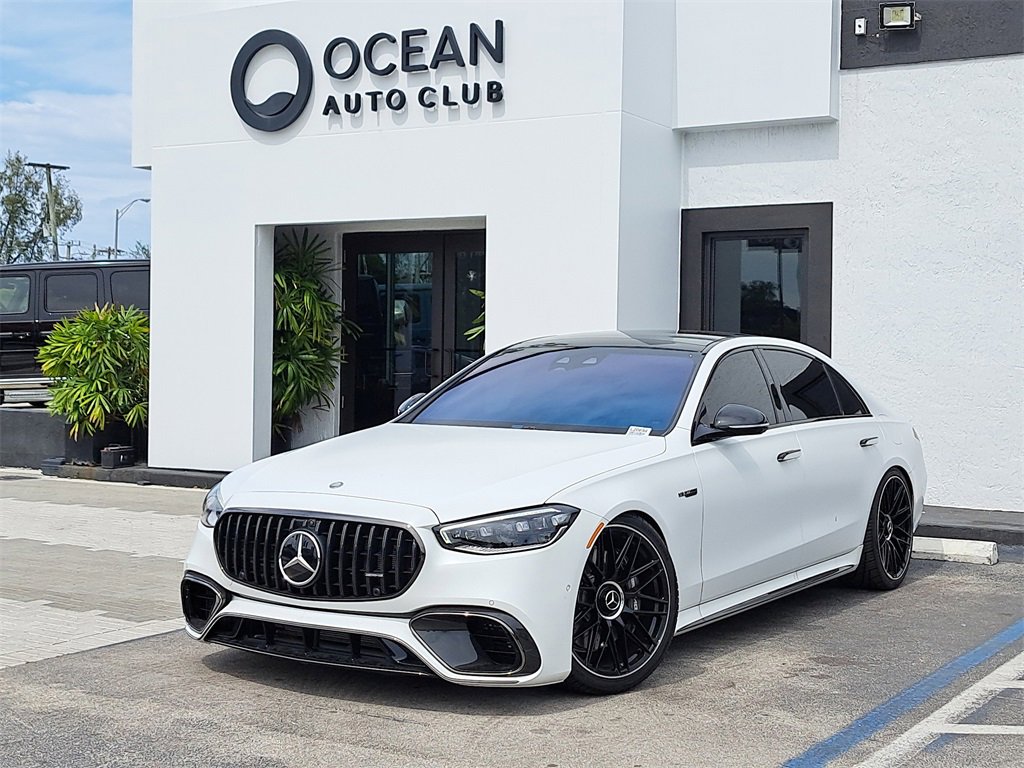 Used 2024 Mercedes-Benz S 63 AMG S w/ Carbon Fiber Exterior Package