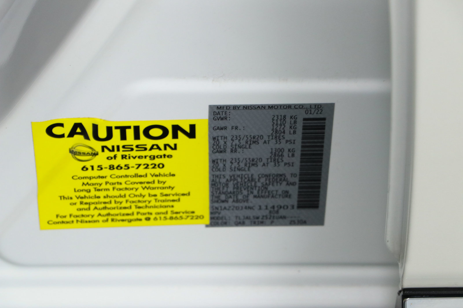 Used 2022 Nissan Murano Platinum w/ Cargo Package FWD image 33