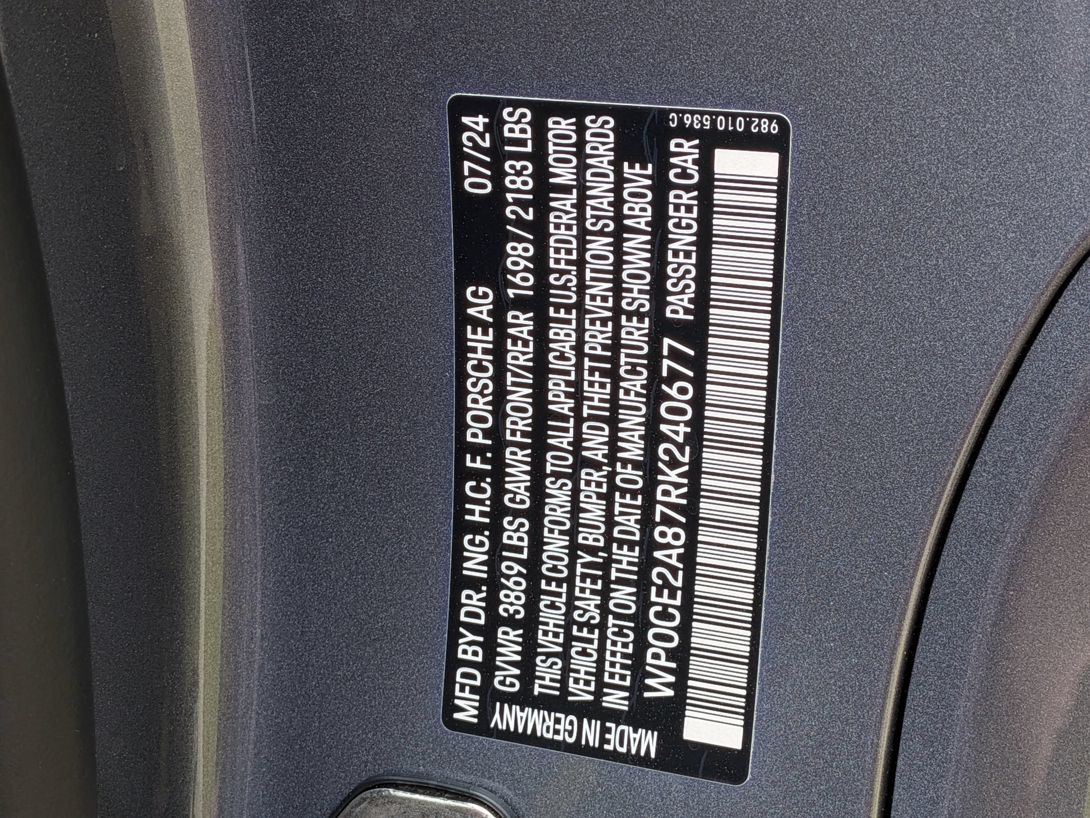 Certified 2024 Porsche 718 Boxster Spyder RS RWD image 36