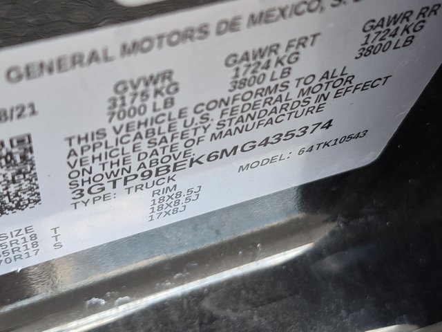 Used 2021 GMC Sierra 1500 SLE AWD/4WD image 22