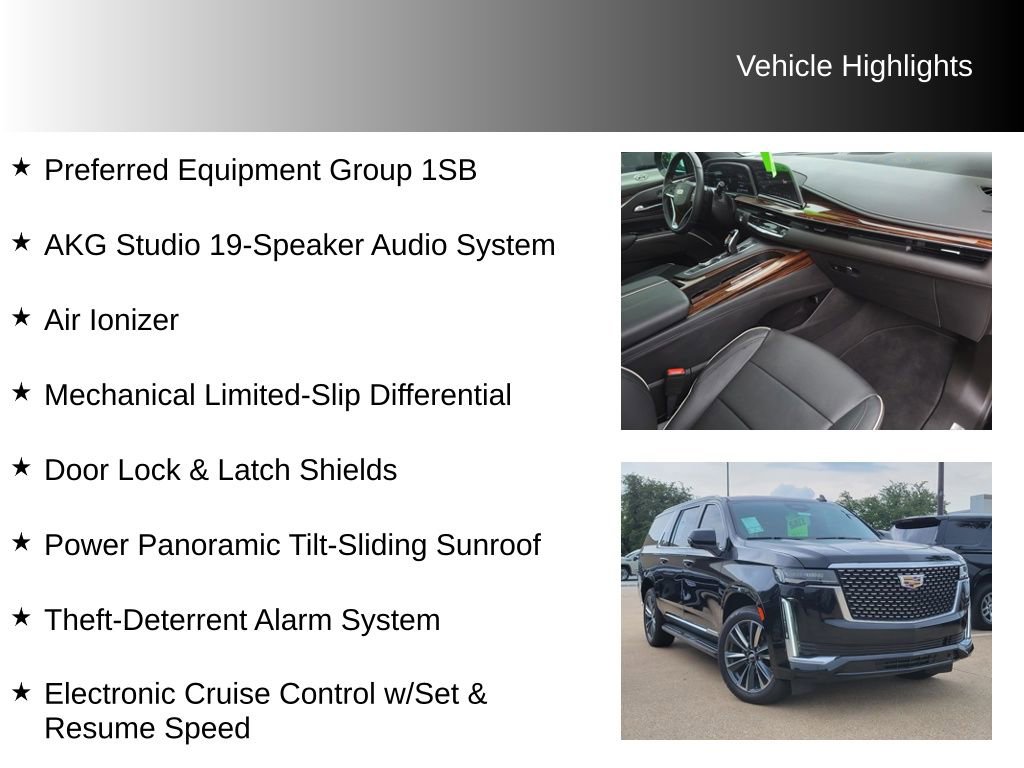 Used 2021 Cadillac Escalade ESV Premium Luxury AWD/4WD image 9
