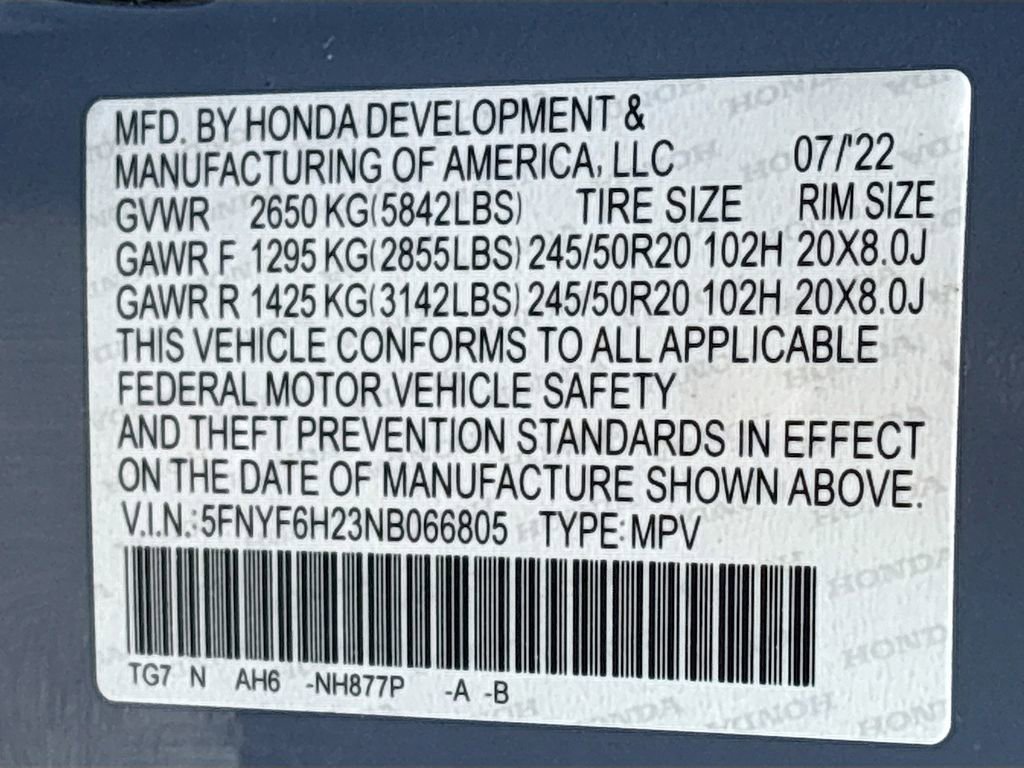 Used 2022 Honda Pilot Special Edition image 36