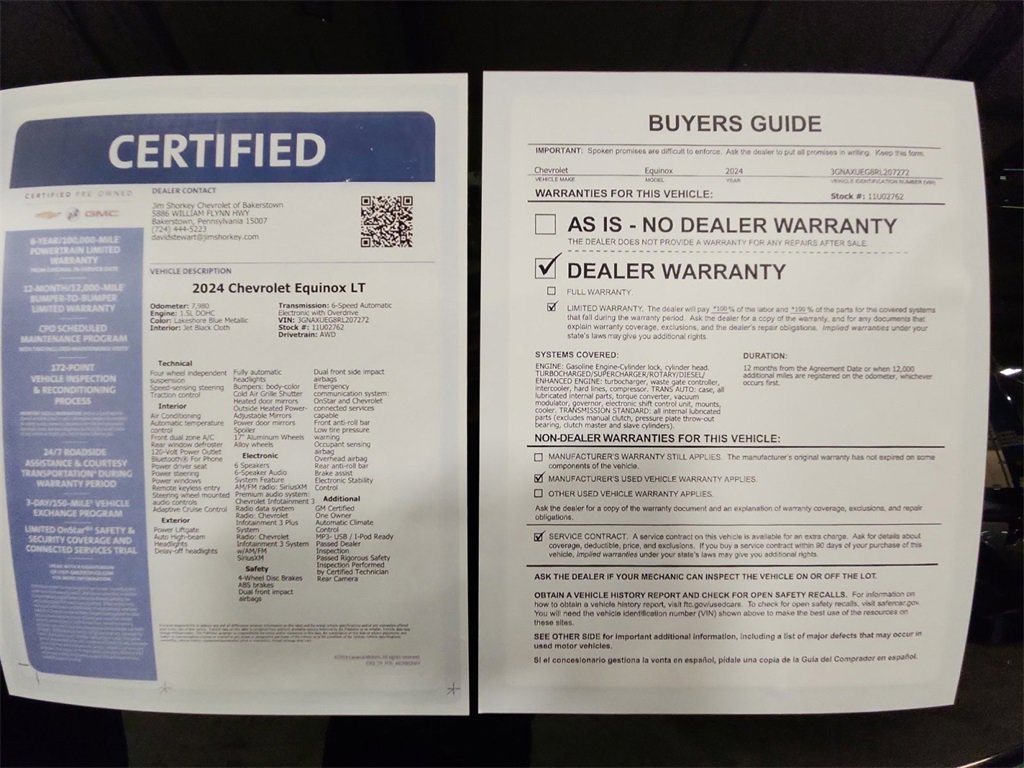 Certified 2024 Chevrolet Equinox LT image 33