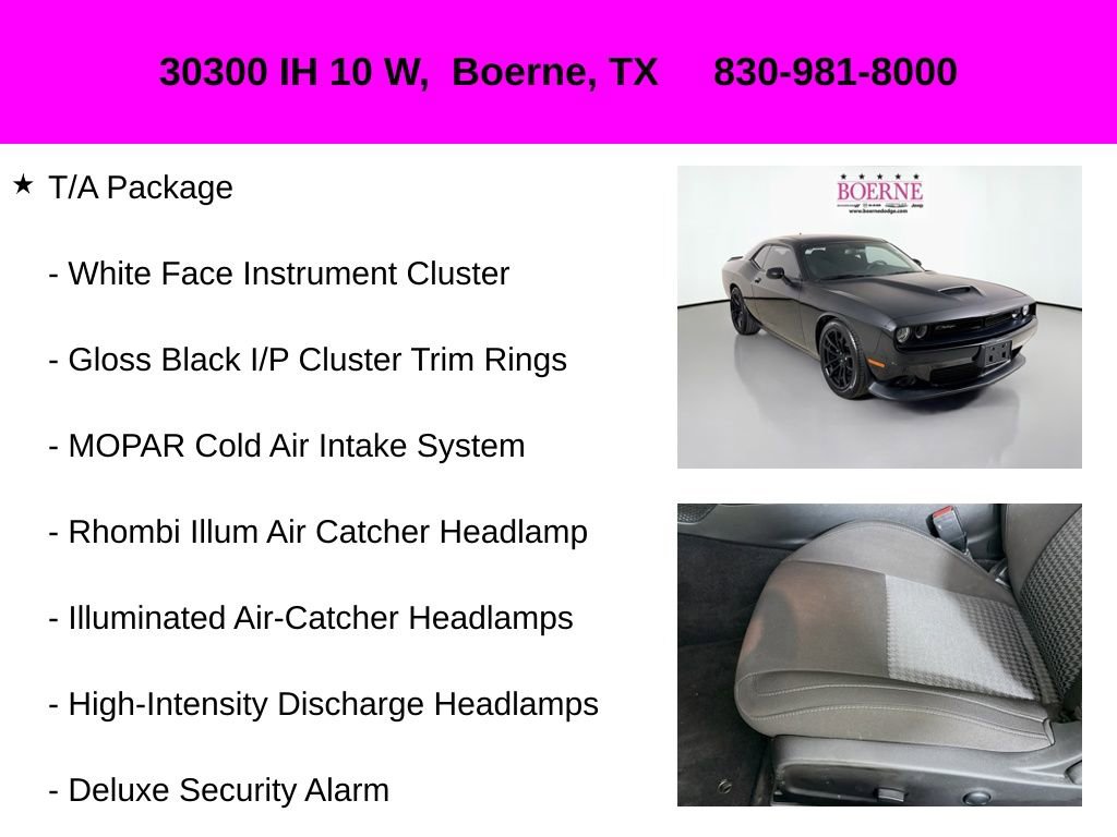 Used 2023 Dodge Challenger R/T w/ T/A Package image 20