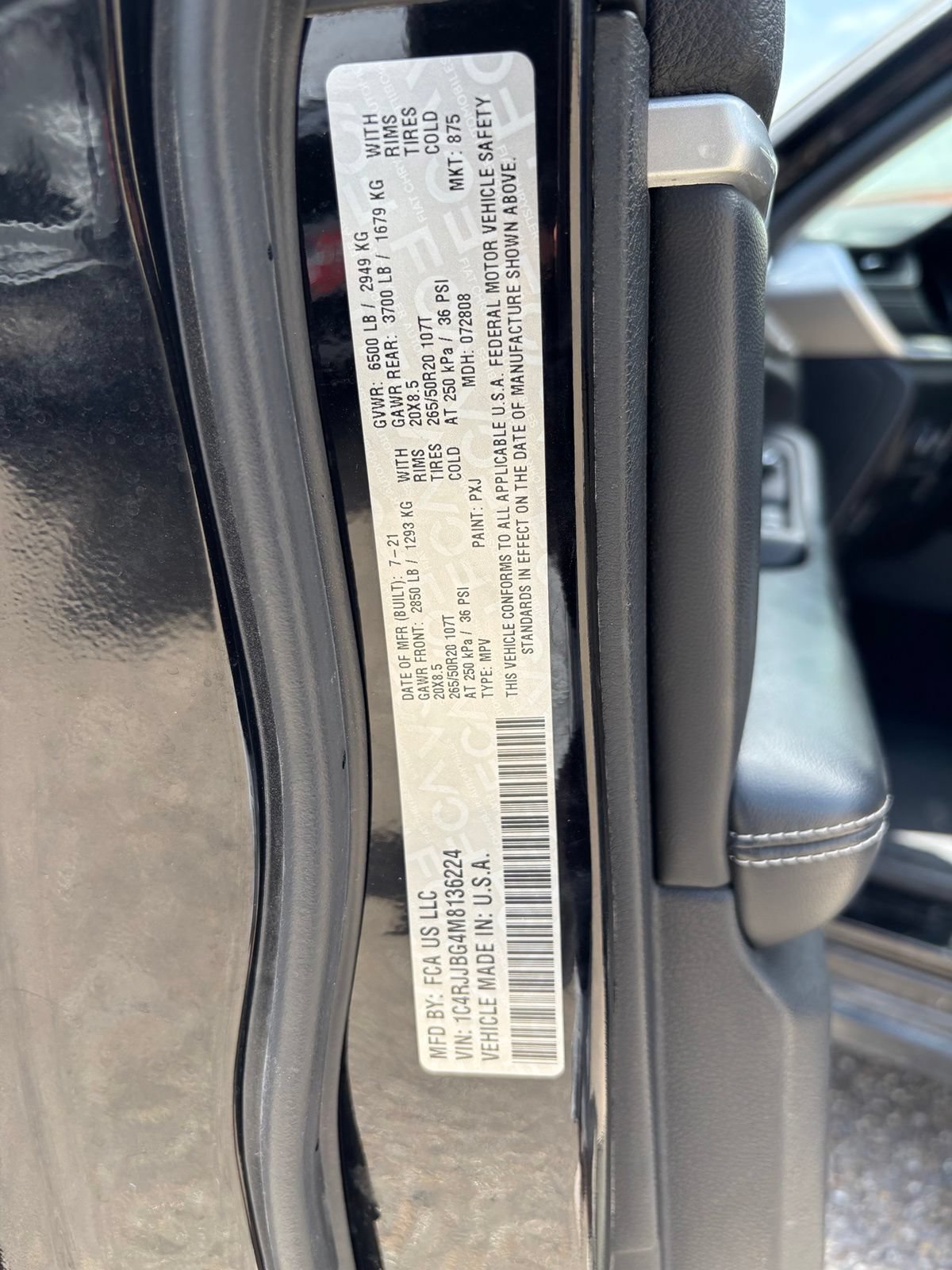 Used 2021 Jeep Grand Cherokee L Limited RWD image 9