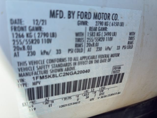 Used 2022 Ford Explorer King Ranch w/ Class IV Trailer Tow Package AWD/4WD image 16