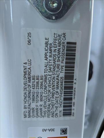 New 2025 Honda Accord SE image 17