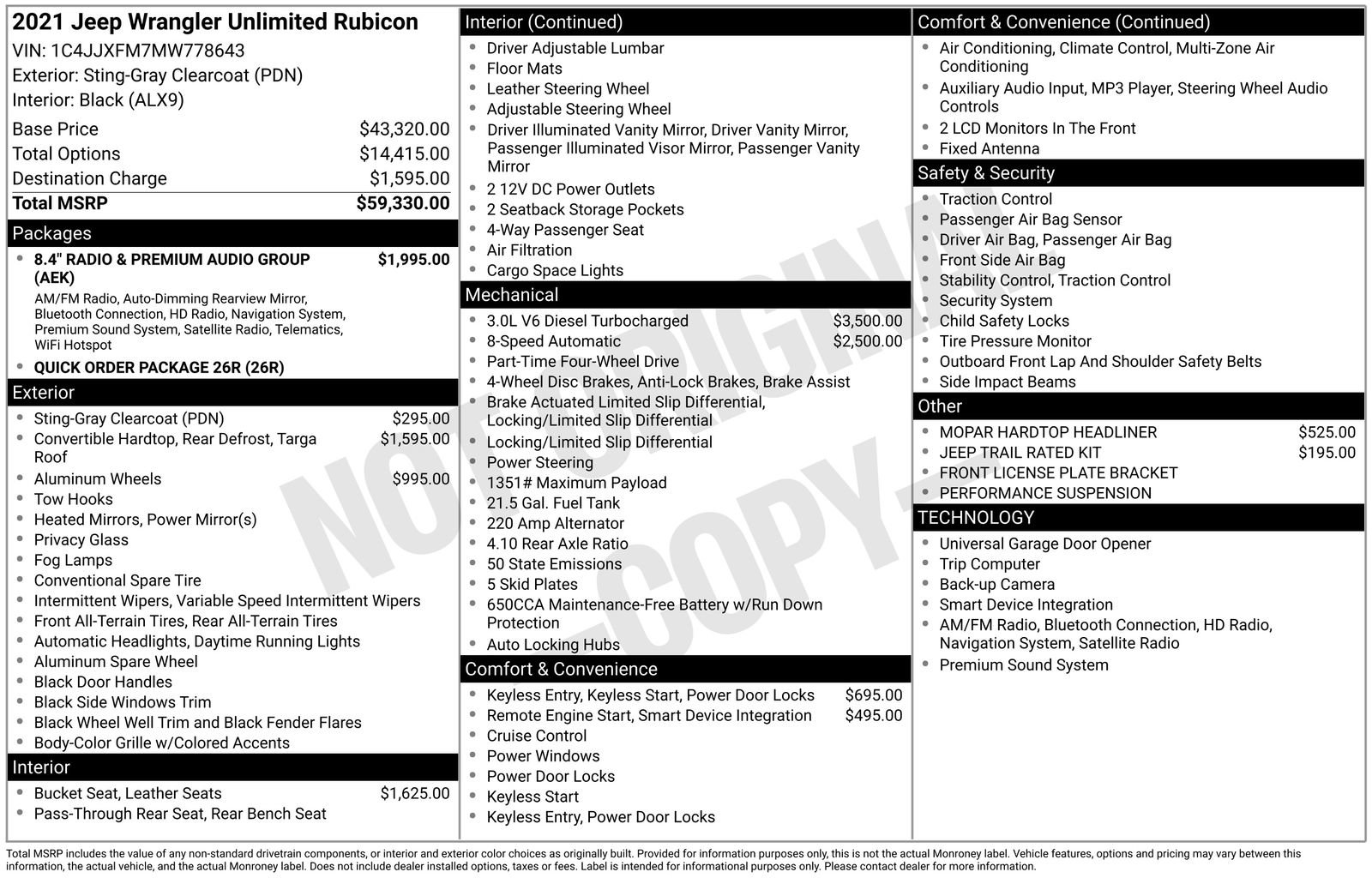 Used 2021 Jeep Wrangler Unlimited Rubicon image 31