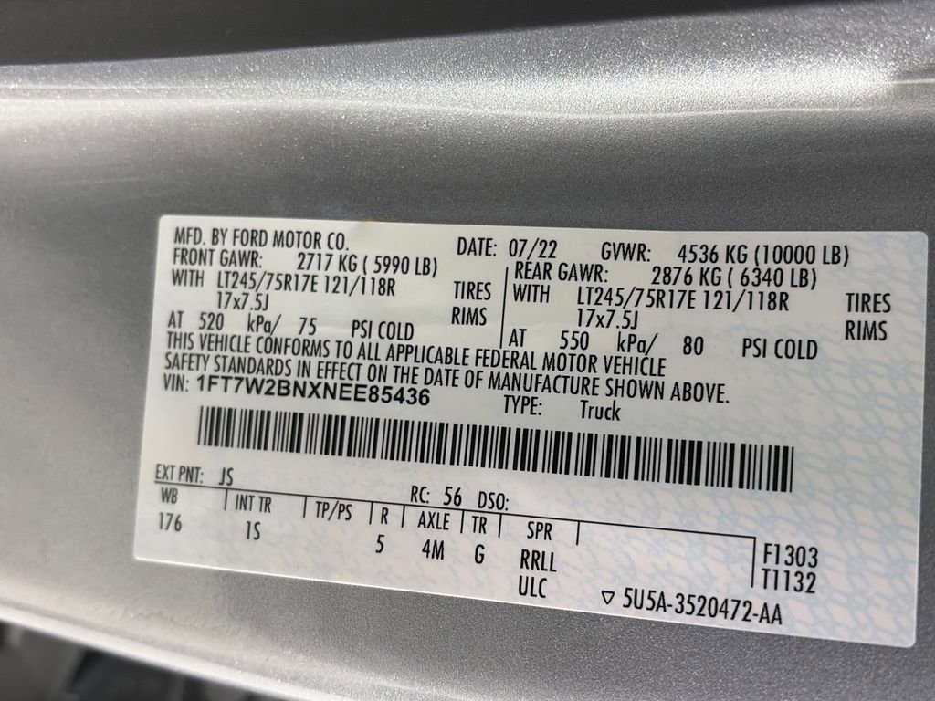 Used 2022 Ford F250 XL w/ Power Equipment Group AWD/4WD image 9