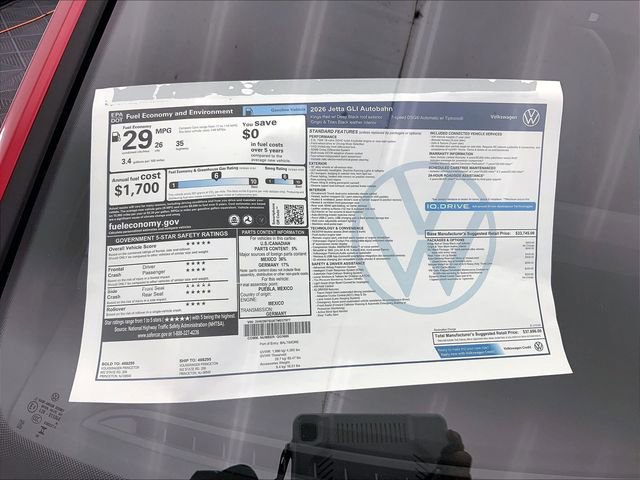 New 2026 Volkswagen Jetta GLI Autobahn image 15