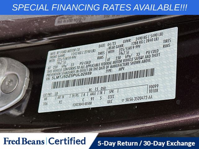 Certified 2023 Lincoln Corsair Grand Touring w/ Equipment Group 302A AWD/4WD image 37