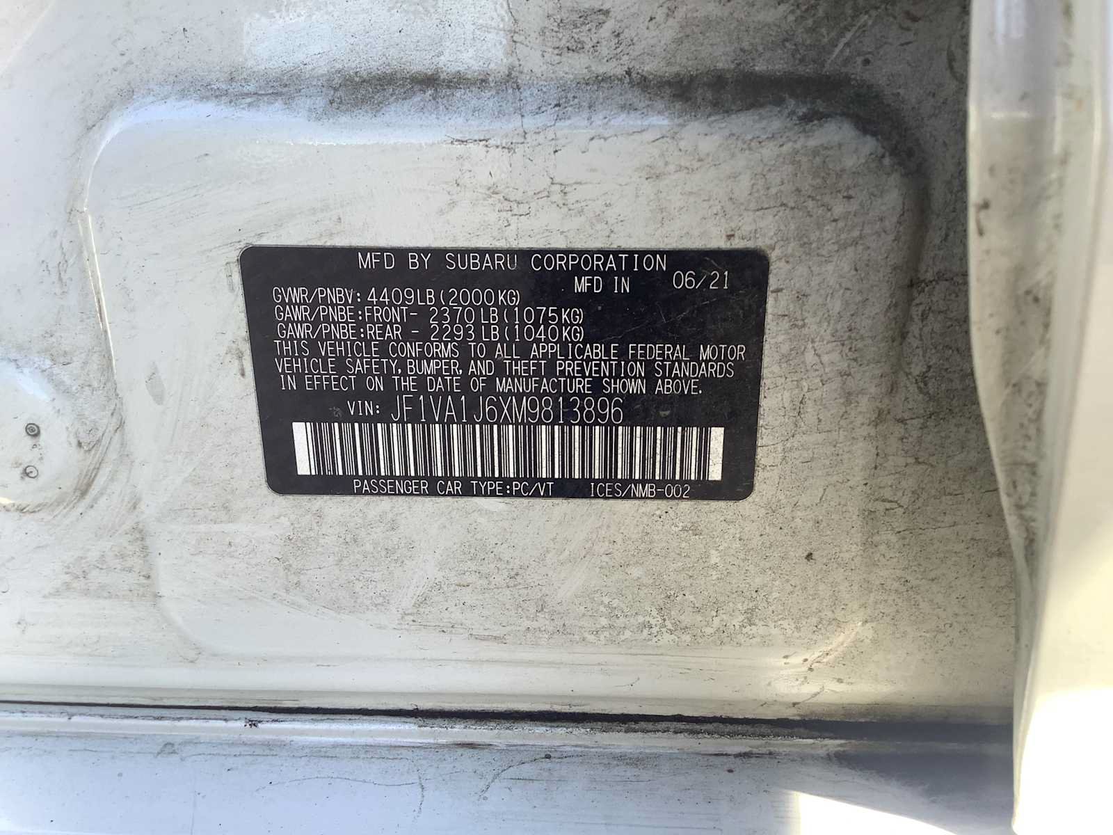 Used 2021 Subaru WRX Limited AWD/4WD image 10