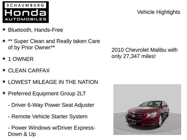 Used 2010 Chevrolet Malibu LT w/ HFV6 Engine Package FWD image 8