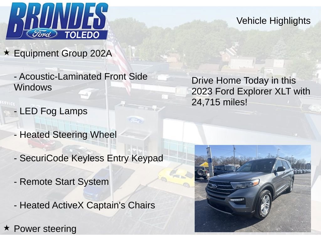 Used 2023 Ford Explorer XLT w/ Equipment Group 202A AWD/4WD image 5