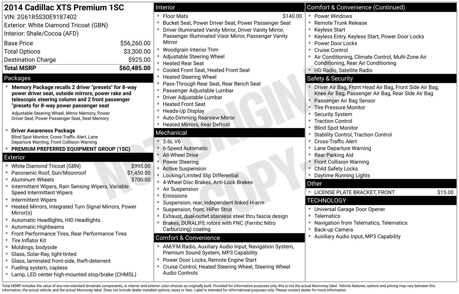 Used 2014 Cadillac XTS Premium image 55