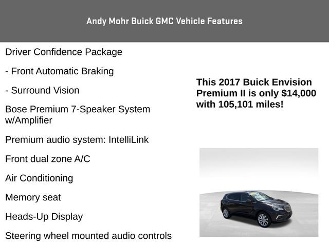 Used 2017 Buick Envision Premium w/ Driver Confidence Package AWD/4WD image 12