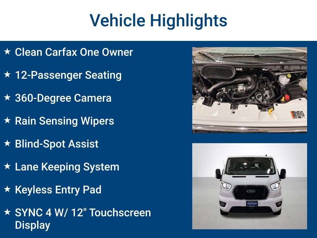 Used 2023 Ford Transit 350 XLT image 3