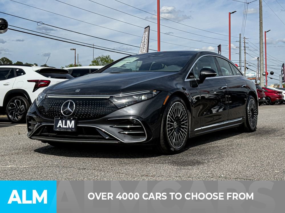 Used 2024 Mercedes-Benz EQS 580 4MATIC Sedan w/ Winter Package image 2