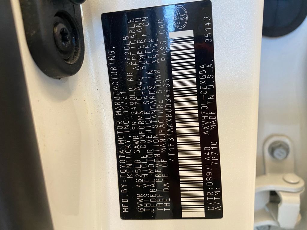 Used 2022 Toyota Camry XLE image 21