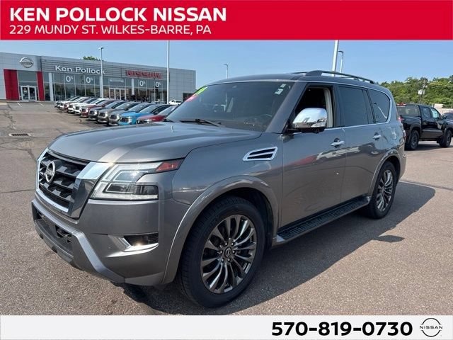 Certified 2024 Nissan Armada Platinum w/ Captain's Chairs Package