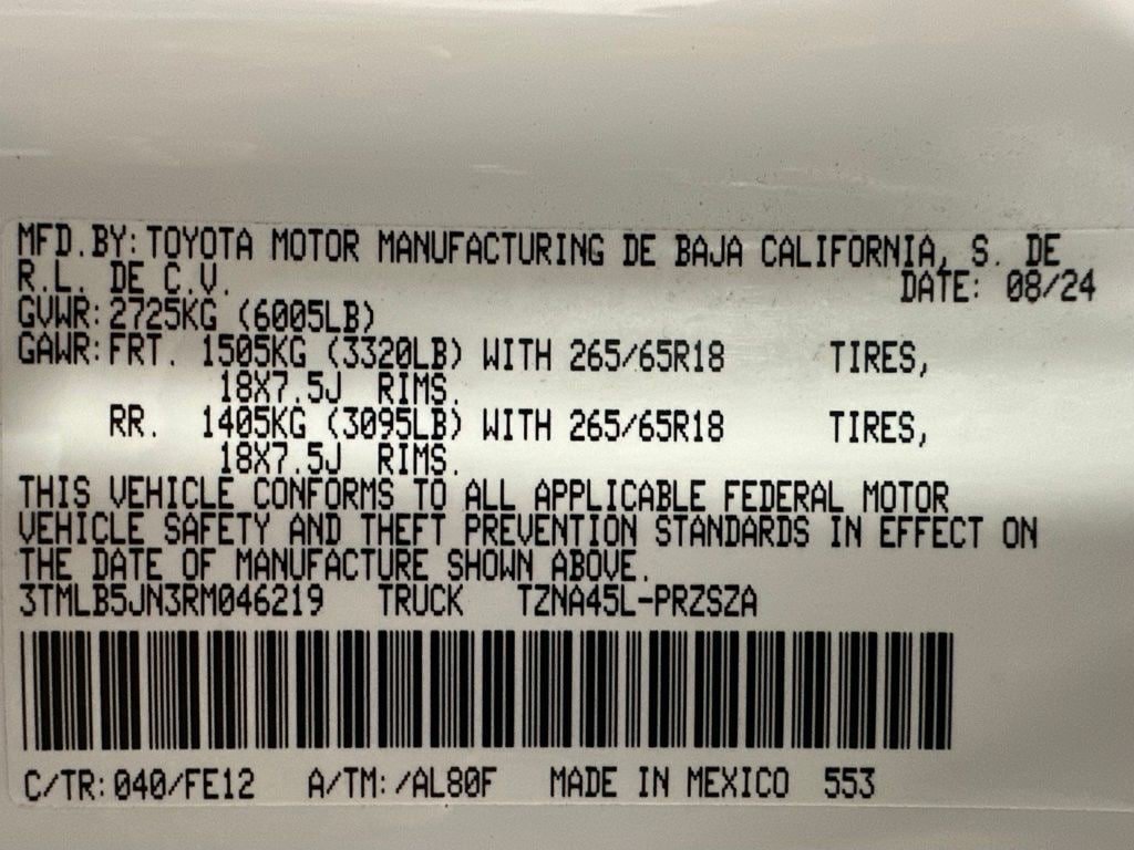 Used 2024 Toyota Tacoma TRD Sport AWD/4WD image 10
