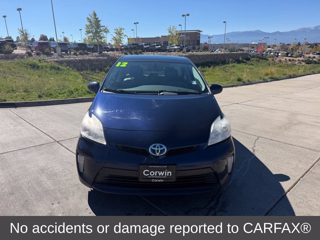 Used 2012 Toyota Prius Four w/ Deluxe Solar Roof Pkg FWD image 2