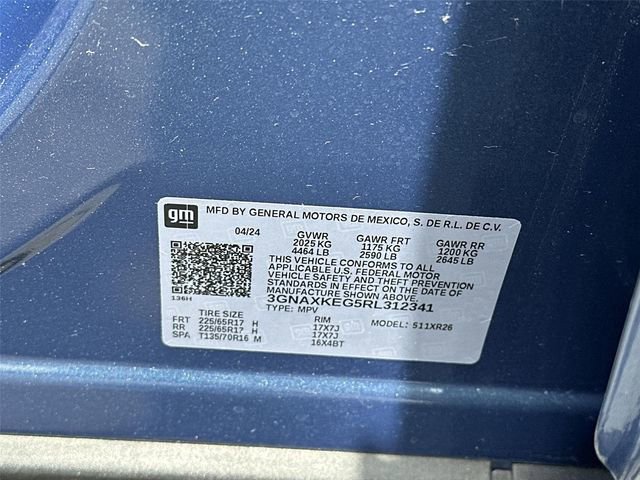 Certified 2024 Chevrolet Equinox LT w/ LPO, Floor Liner Package FWD image 32
