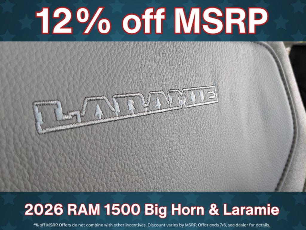 New 2026 RAM 1500 Laramie AWD/4WD image 26