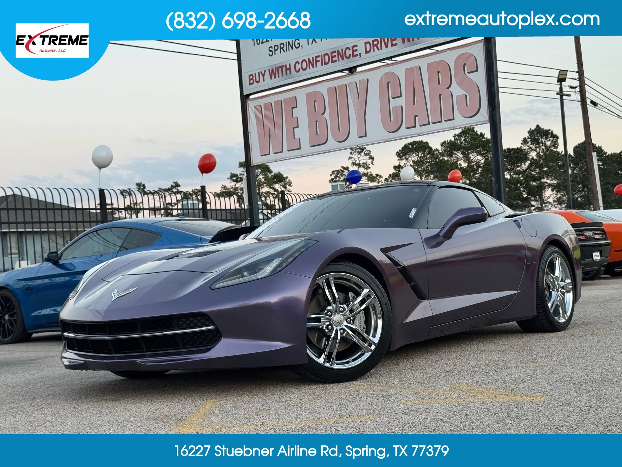 Used 2016 Chevrolet Corvette Stingray Coupe w/ Battery Protection Package image 1
