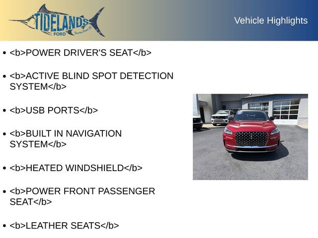 Used 2025 Lincoln Corsair Reserve w/ Equipment Group 202A image 12