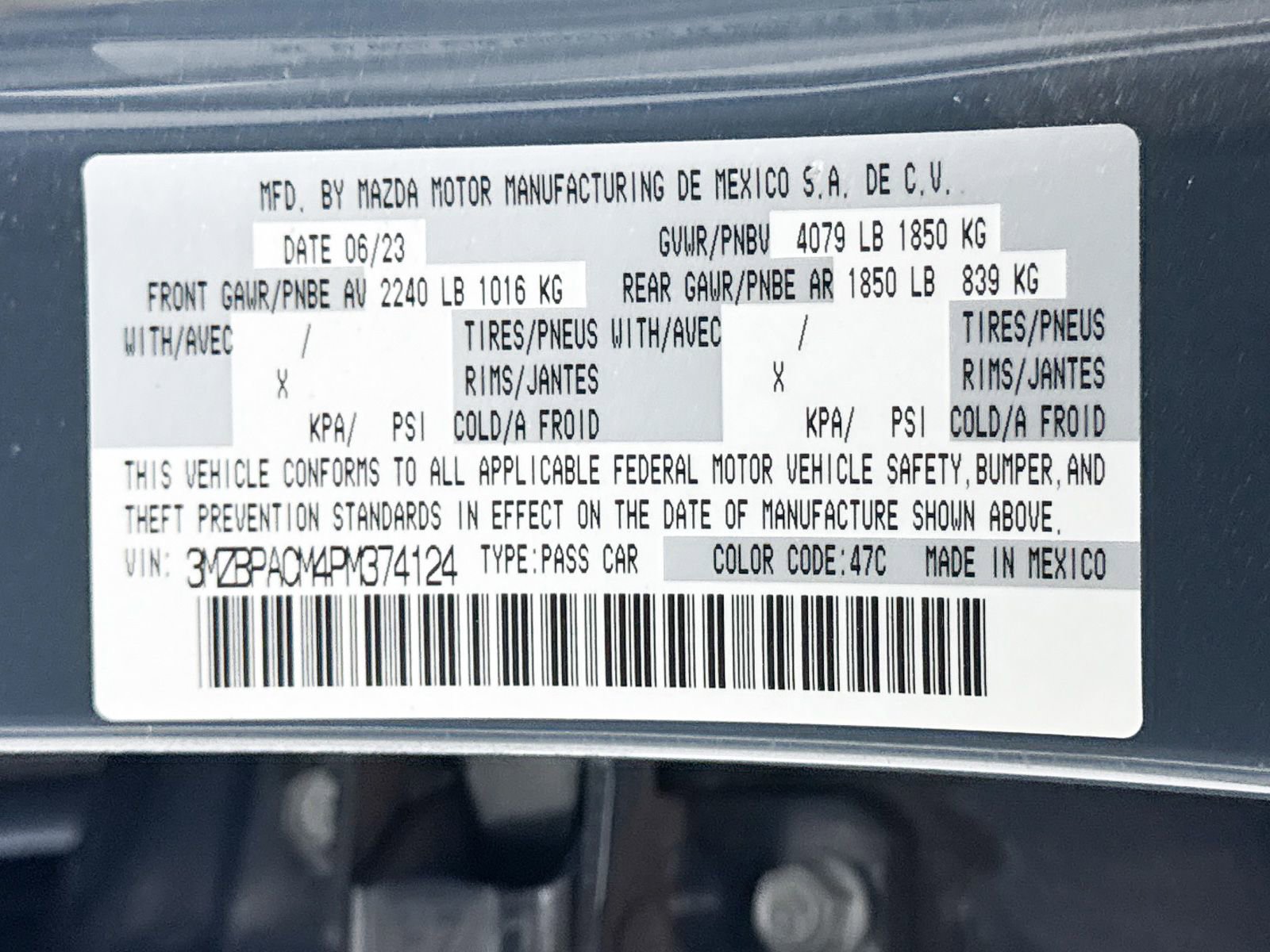 Used 2023 MAZDA MAZDA3 s image 40