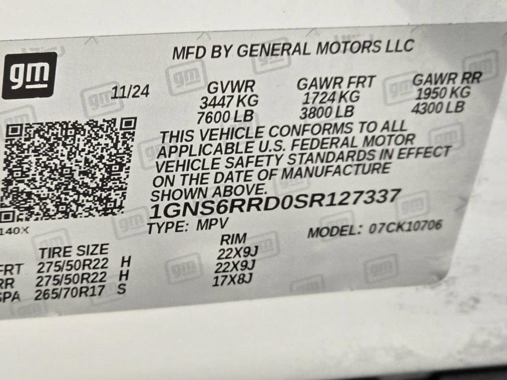 Used 2025 Chevrolet Tahoe RST w/ Comfort Package AWD/4WD image 40