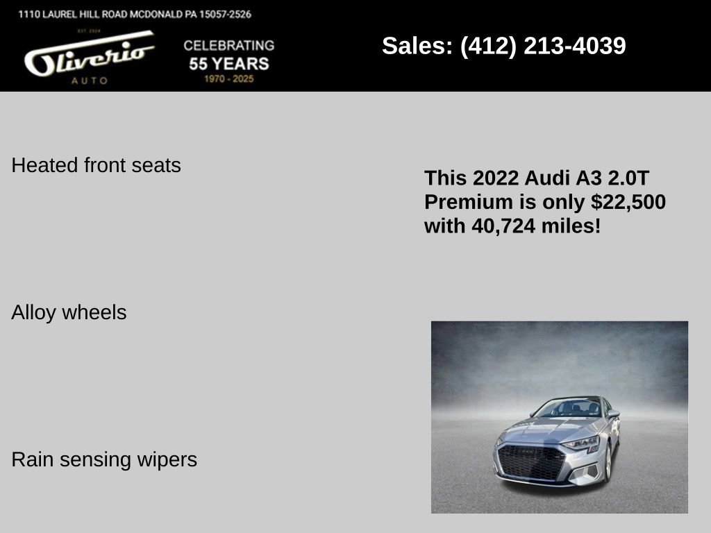 Used 2022 Audi A3 2.0T Premium image 16