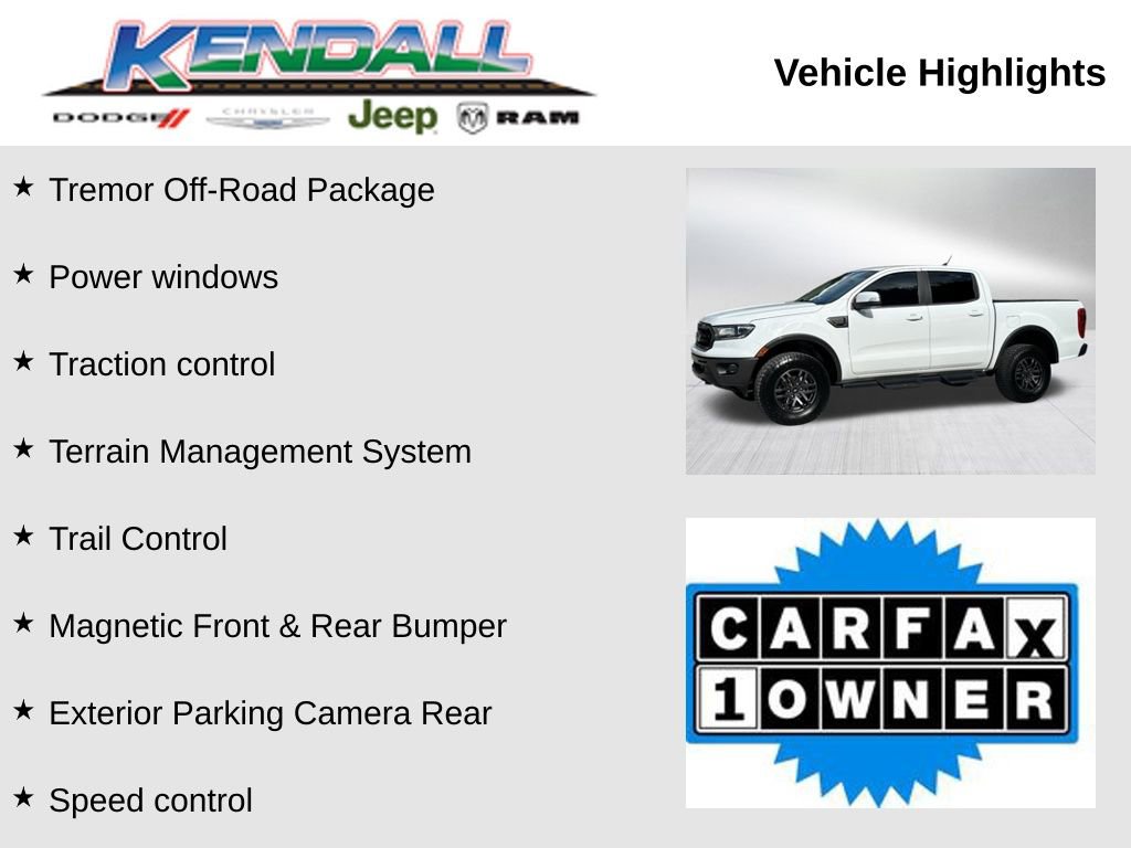 Used 2021 Ford Ranger Lariat w/ Tremor Off-Road Package image 3