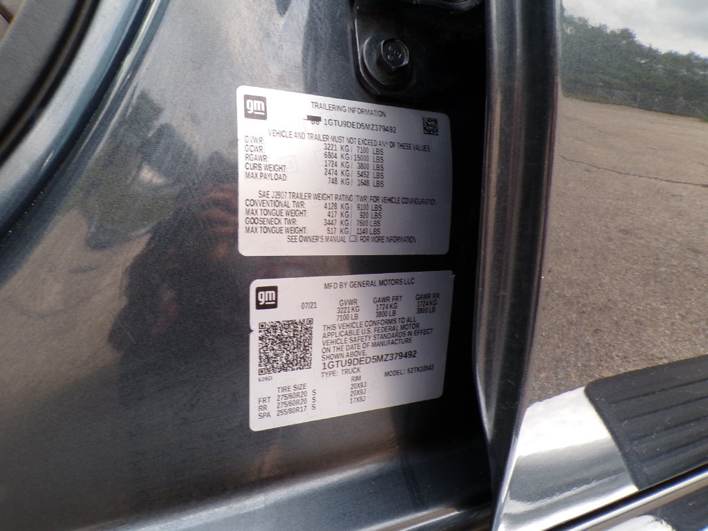 Used 2021 GMC Sierra 1500 SLT w/ SLT Premium Package AWD/4WD image 34
