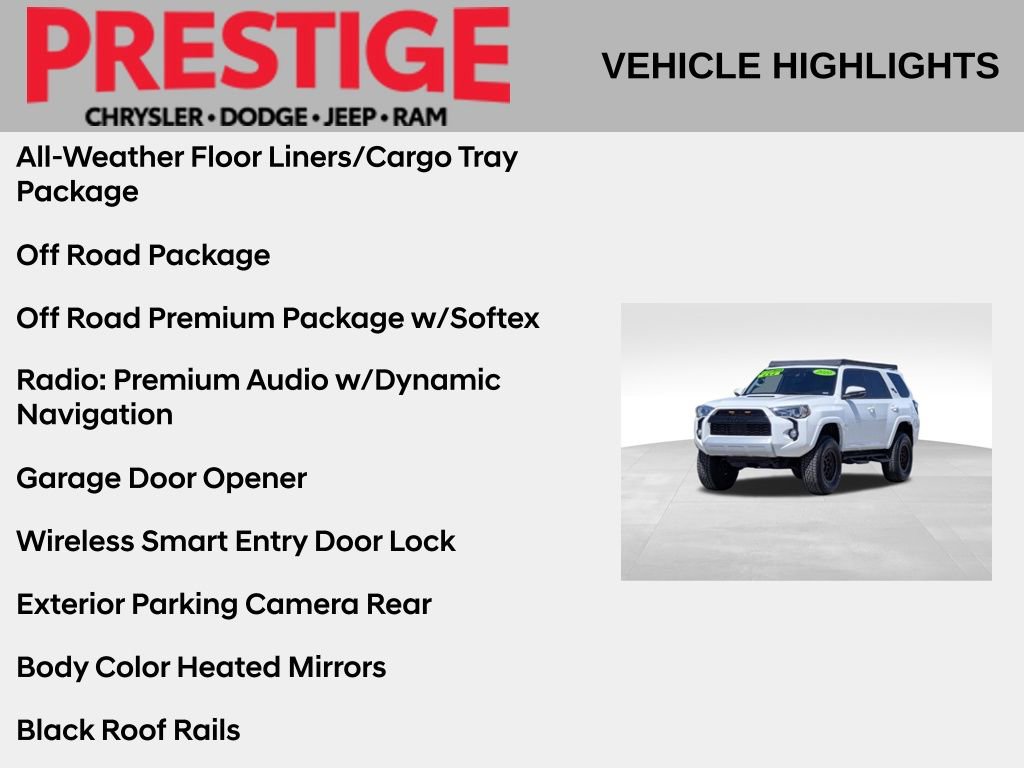 Used 2020 Toyota 4Runner TRD Off-Road Premium AWD/4WD image 2