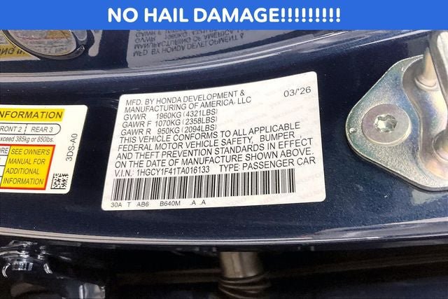 Certified 2026 Honda Accord SE image 20