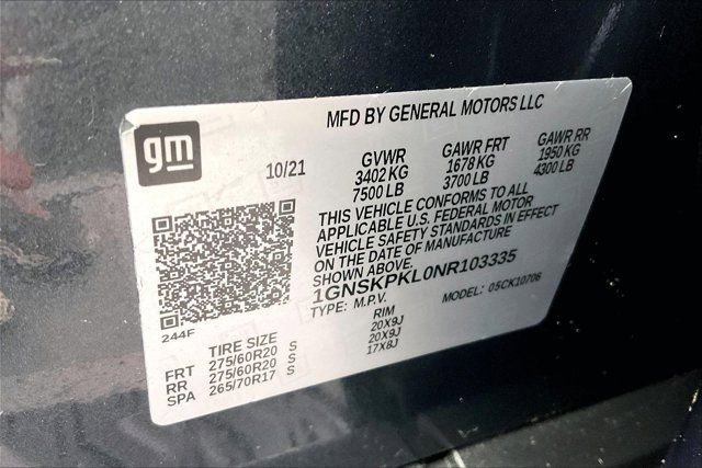 Used 2022 Chevrolet Tahoe Z71 w/ Z71 Off-Road Package image 33