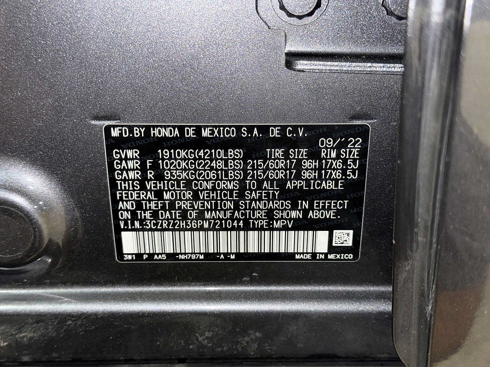 Used 2023 Honda HR-V LX image 14
