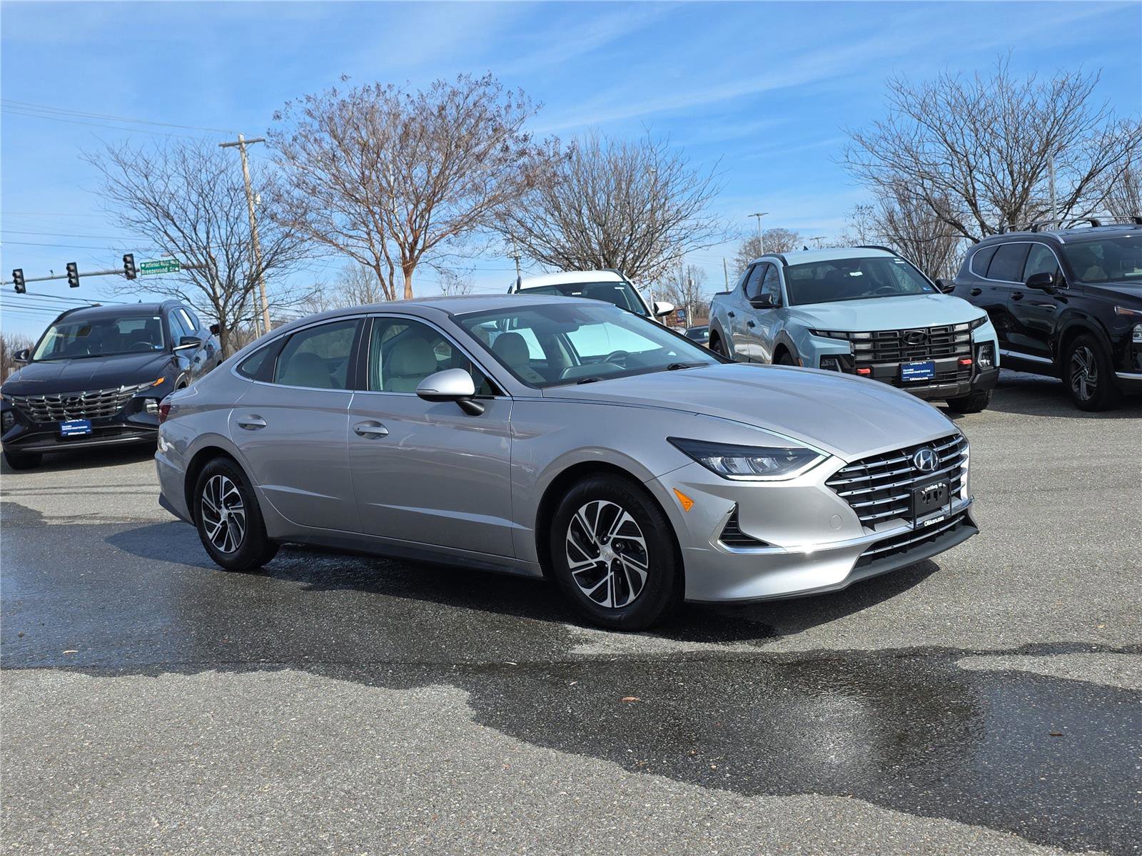Used 2021 Hyundai Sonata Blue image 2