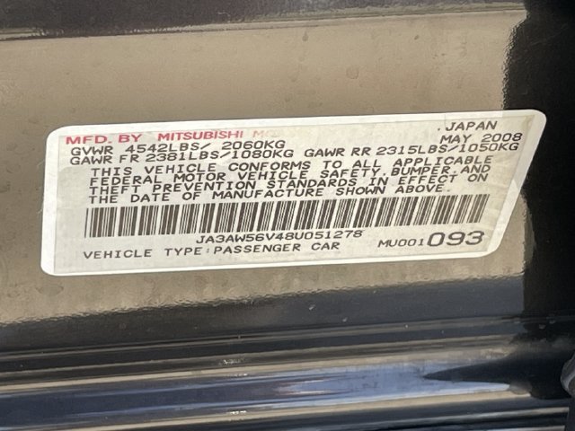 Used 2008 Mitsubishi Lancer Evolution MR AWD/4WD image 28